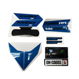 12V24V Can Am Blue Sticker Set