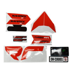 12V24V Can Am Orange Sticker Set