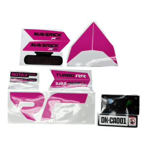 12V24V Can Am Pink Sticker Set